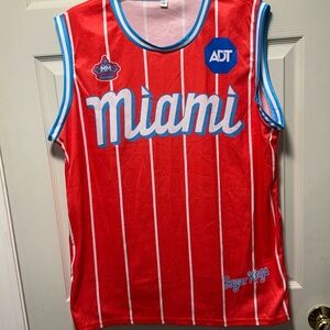 MLB Miami Marlins Sugar Kings City Connect Basketball Jersey Adult Large Shirt